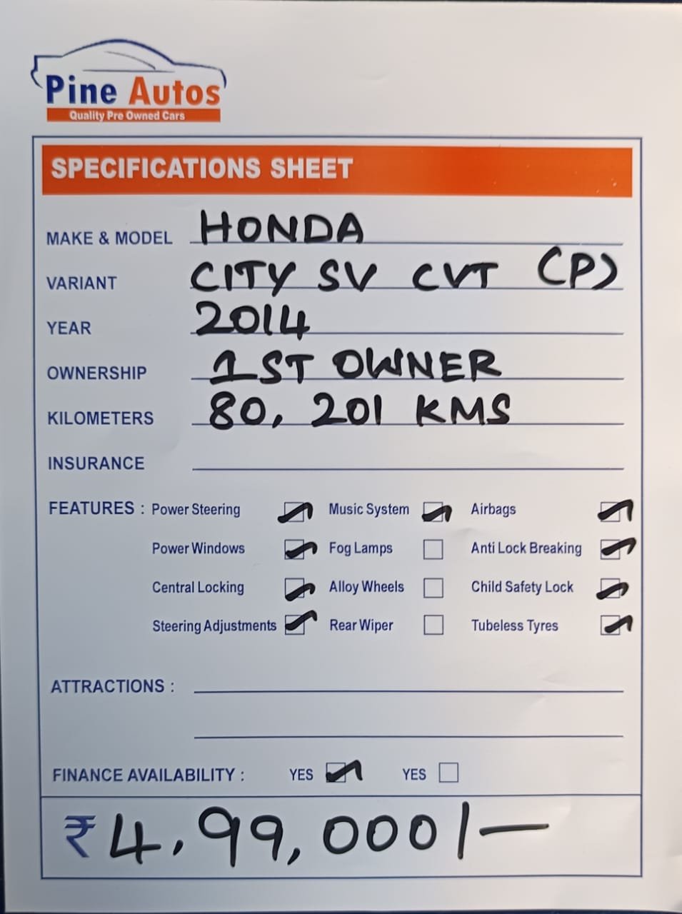 HONDA CITY