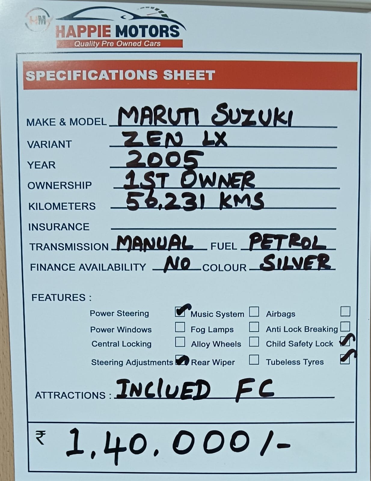 MARUTI SUZUKI ZEN
