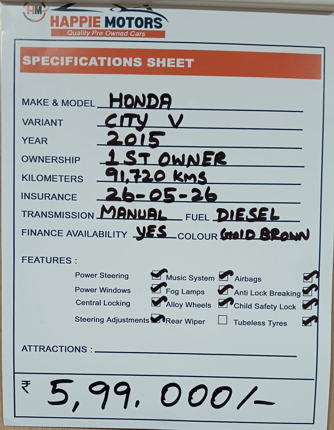 HONDA CITY
