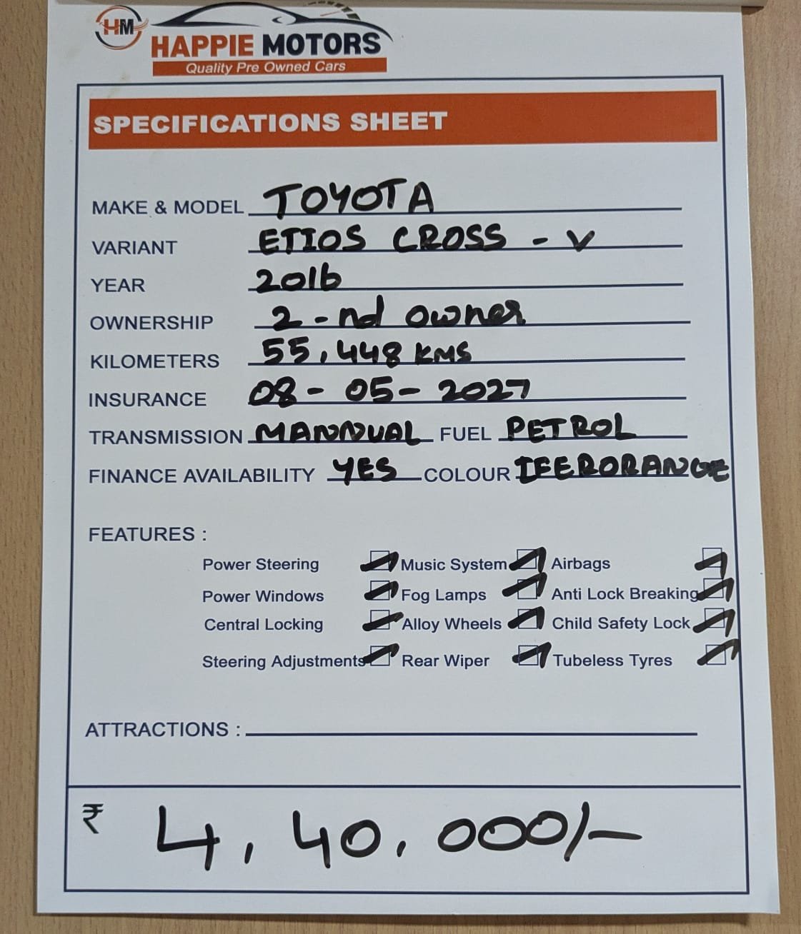 TOYOTA ETIOS