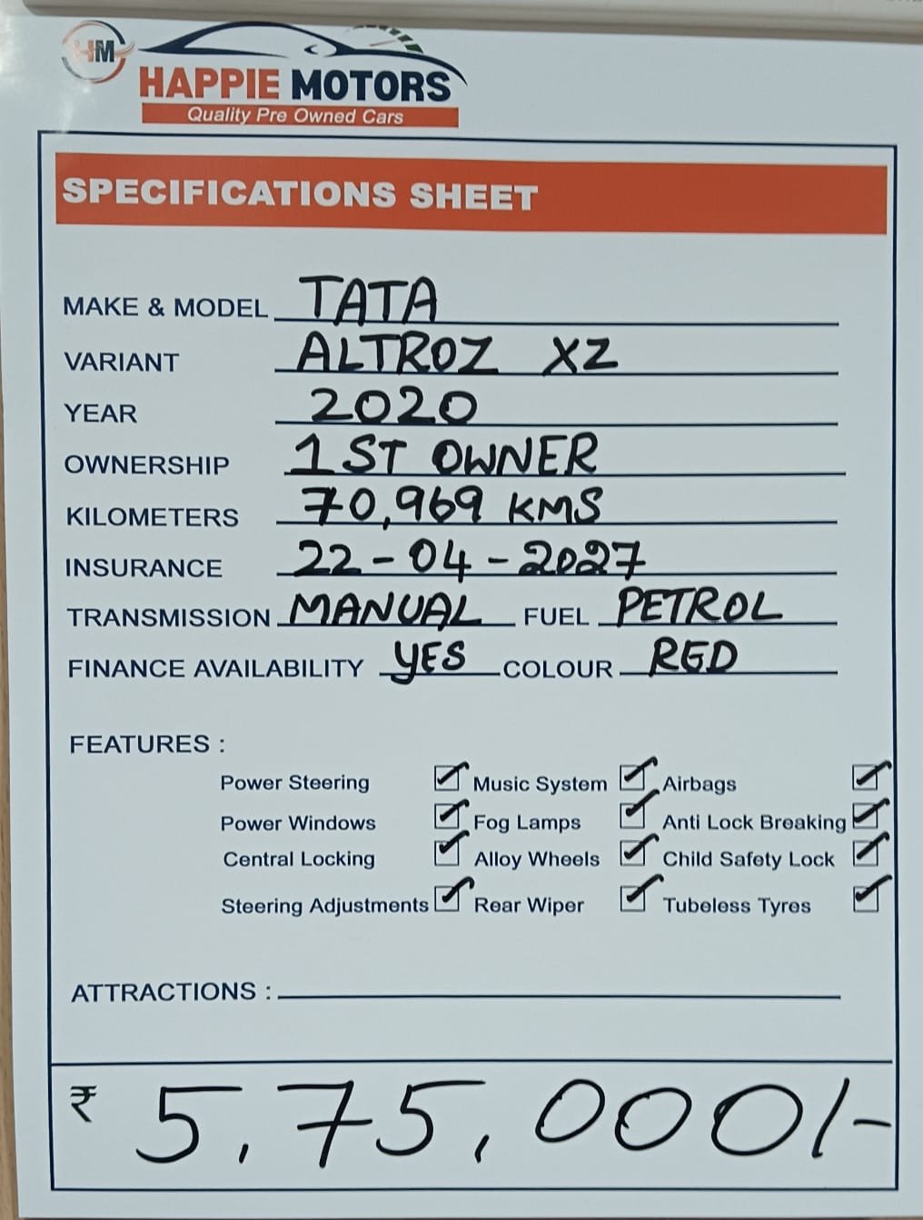 TATA ALTROZ